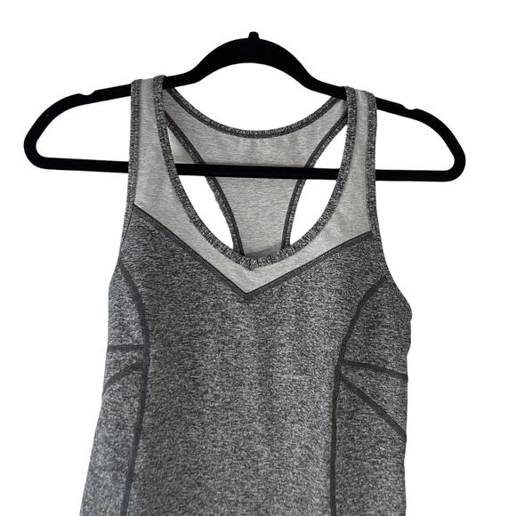 Zella Women's Size Small Take‎ The Plunge Grey Activewear Tank - Picture 4 of 10